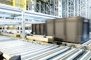 Behältersysteme in eine automatisierten Regal