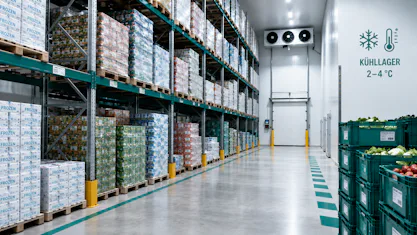 Effiziente Kühllager und Kühllogistik