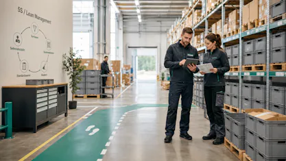 Lean Management im Lager verschwendungen reduzieren
