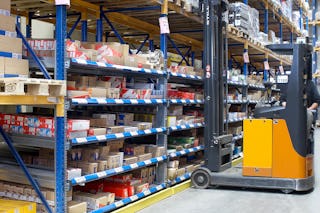 Palettenregal Lebensmittellager
