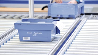 Les bacs, un élément clé du flux de marchandises