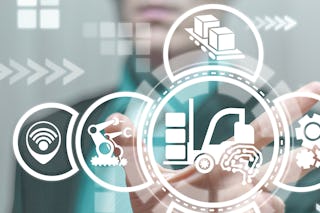 KI Bild zum Thema Smart Warehouse