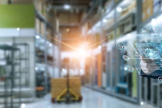 KI Bild zum Thema, Zukunft der Lagerlogistik