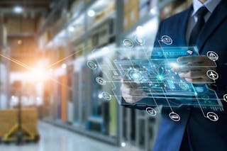 KI Bild zum Thema, Zukunft der Lagerlogistik