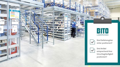 Checkliste für Lagereinrichtung