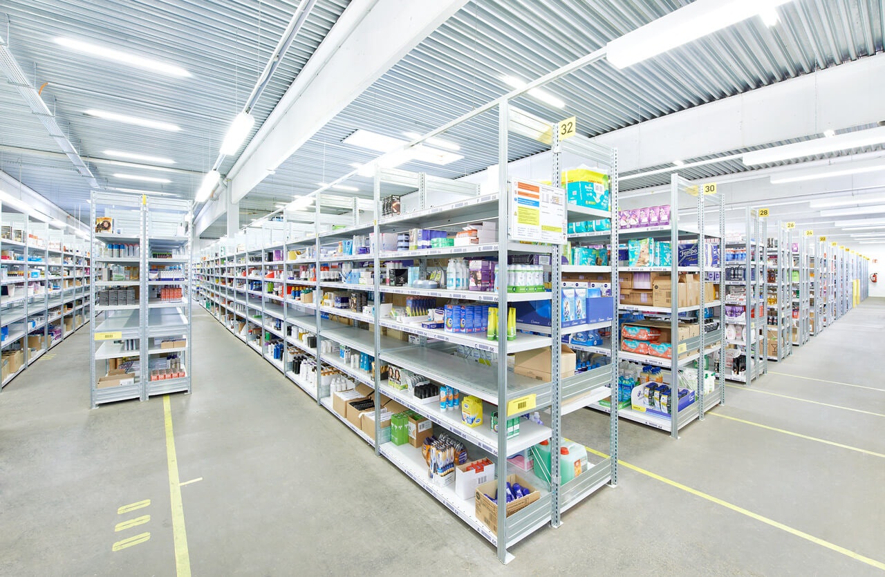 Lagersystem-Kleinteile-Fachbodenregal Lagersystem-Kleinteile-Fachbodenregal