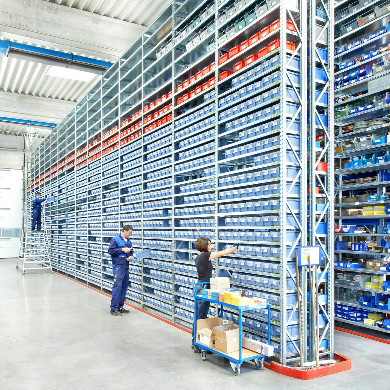 Einfachtiefe Regallagerun Fachbodenregalanlage