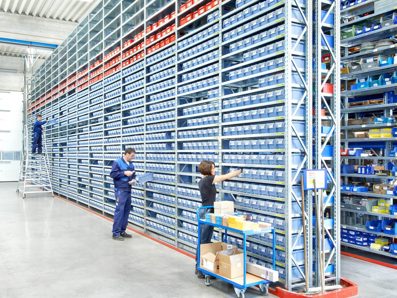 Einfachtiefe Regallagerun Fachbodenregalanlage