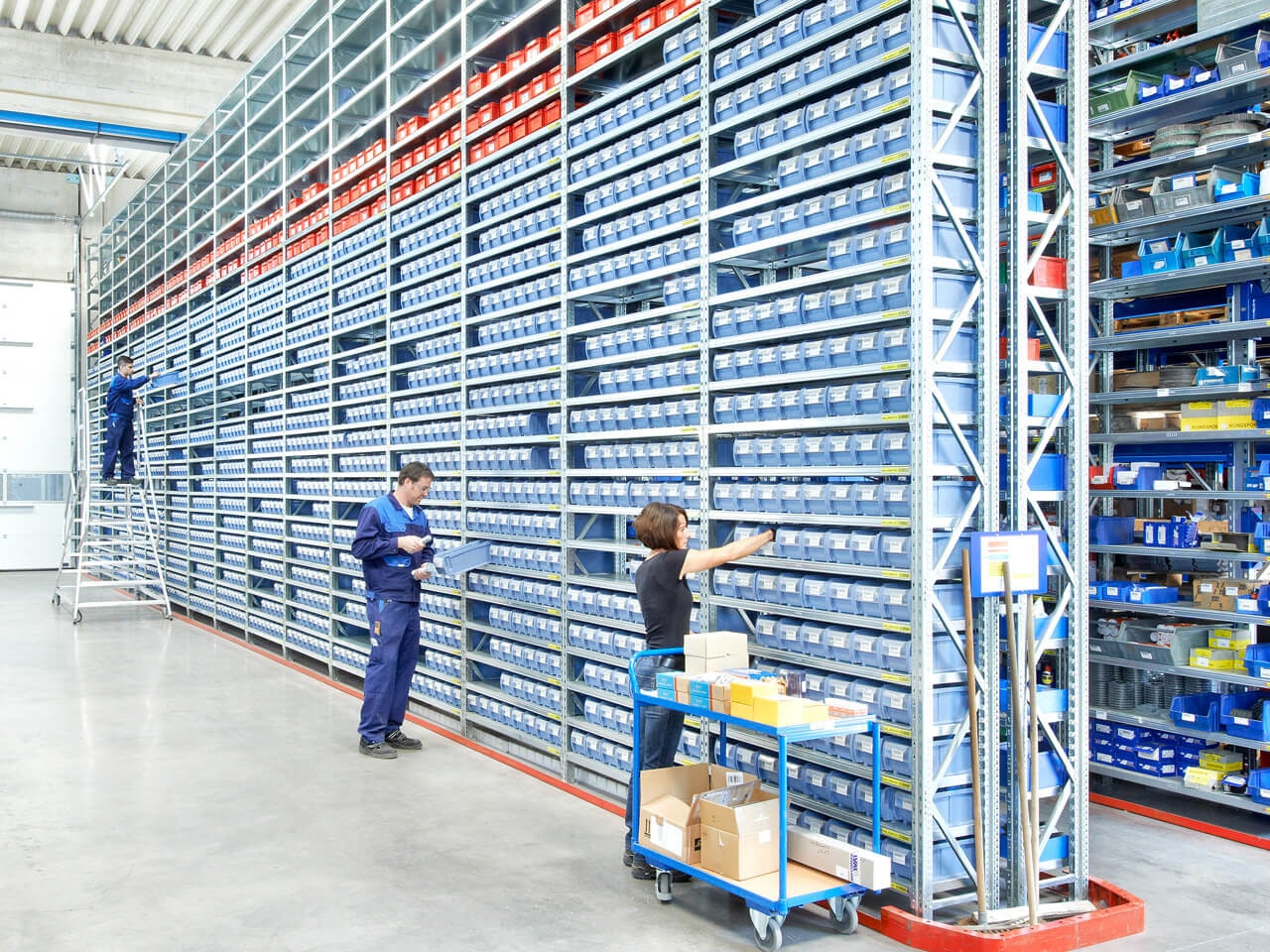 Einfachtiefe Regallagerun Fachbodenregalanlage