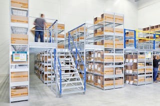 Referenz Continental Mehrgeschossregale