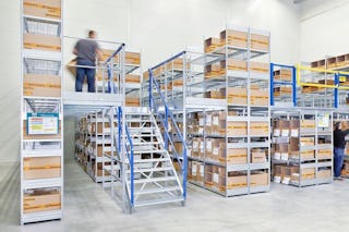 Referenz Continental Mehrgeschossregale