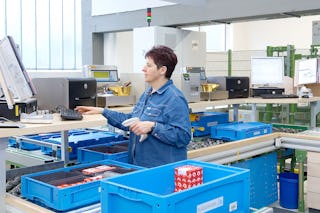 Bild zum Thema Ergonomie am Arbeitsplatz im Lager