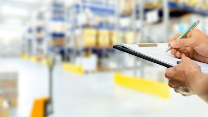 Vorschriften zur Lagereinrichtung