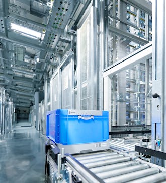 Cajas plegables EQ para almacenamiento automatizado