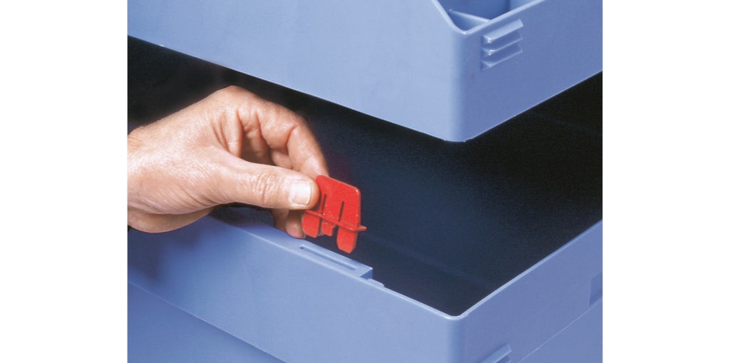 Verbindungsclips Mehrwegbehälter MB mit Verbindungsclip