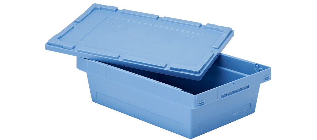 Nasadzovacie veká Mehrwegbehälter MB mit Stülpdeckel