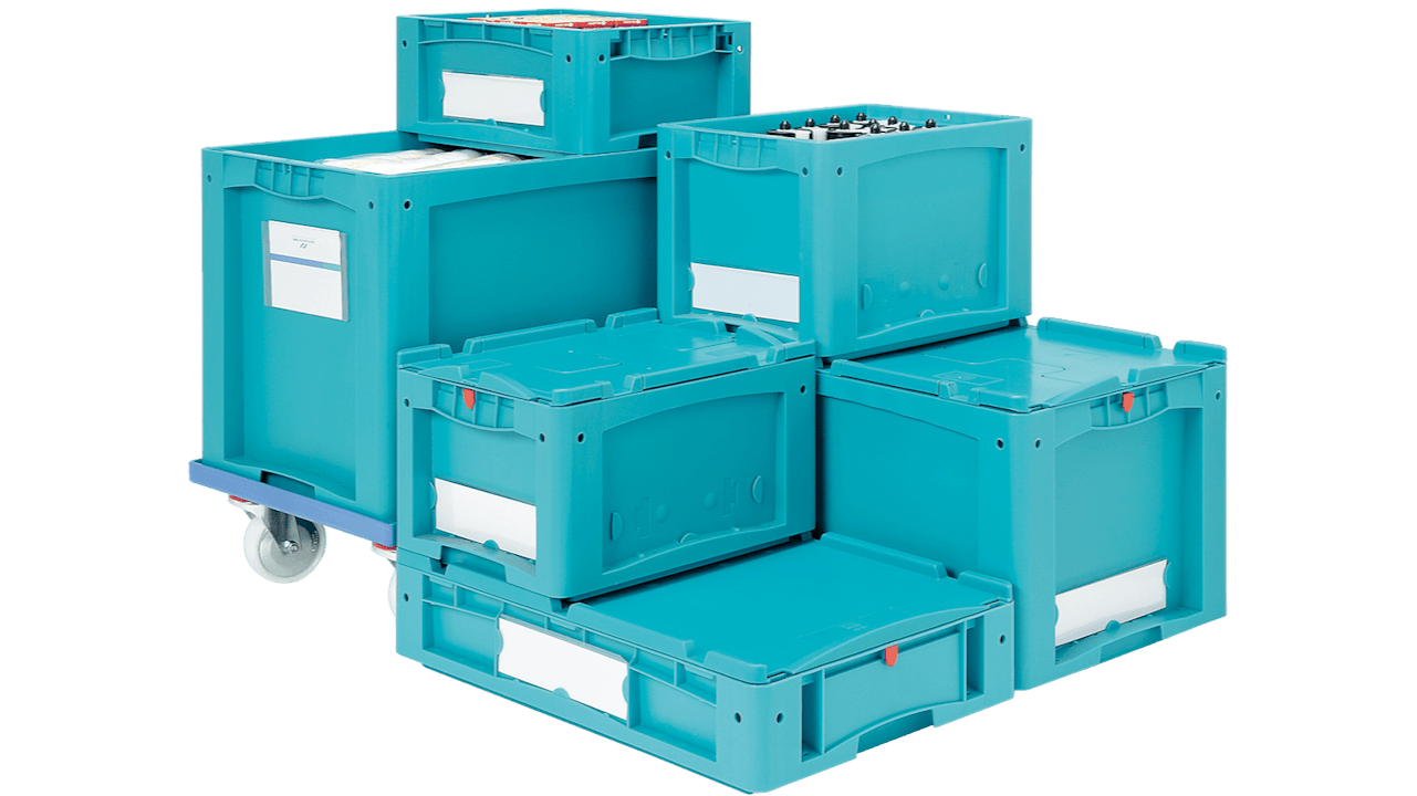 Kleinladungsträger KLT in verschieden Größen