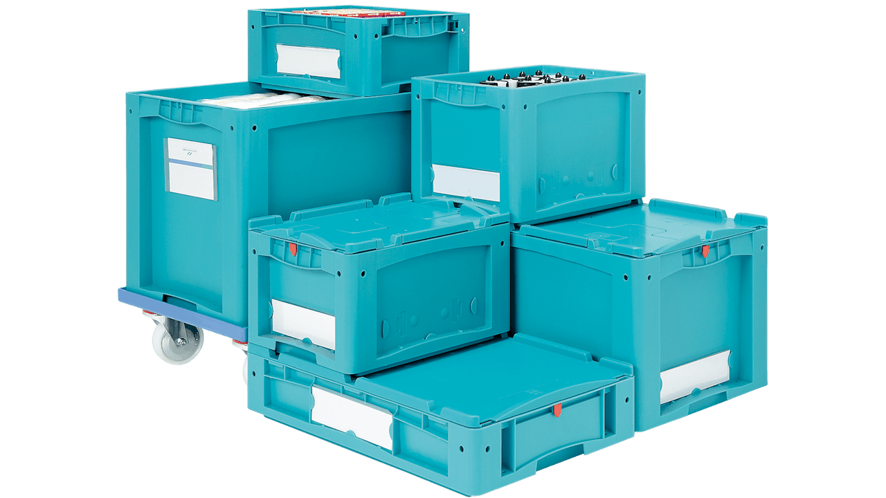 Kleinladungsträger KLT in verschieden Größen