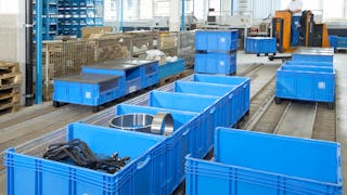 Mehrere Eurostapelbehälter XL mit Kufen