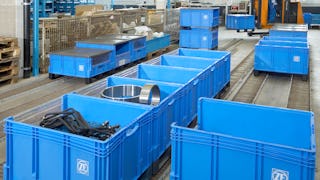 Mehrere Eurostapelbehälter XL mit Kufen