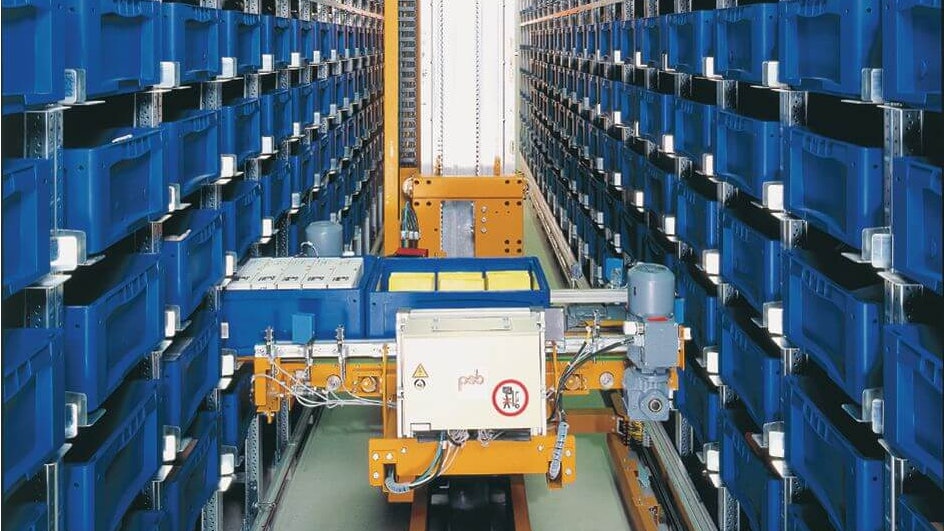 Automatisiertes Kleinteilelager