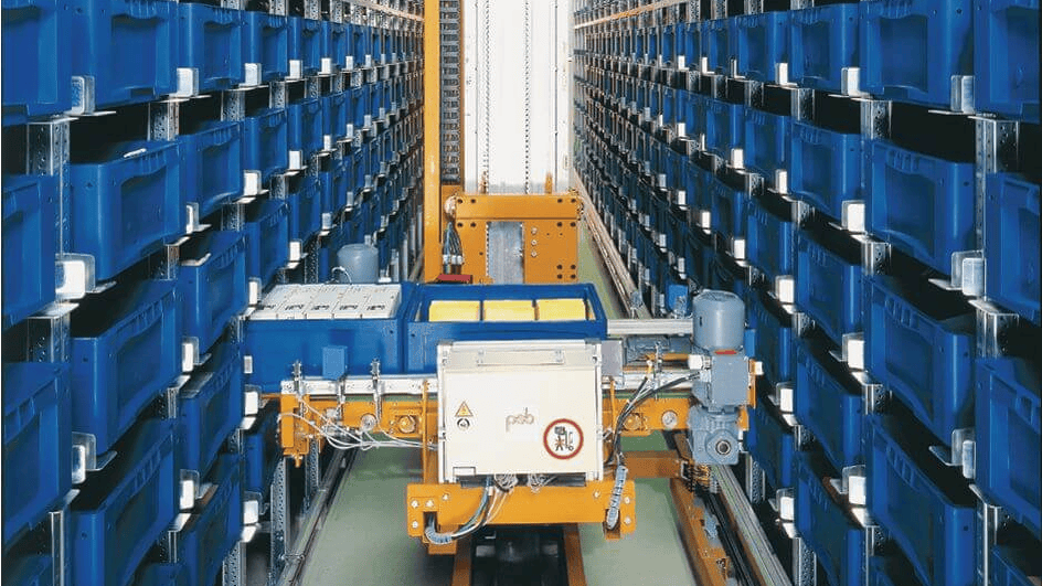 Automatisiertes Kleinteilelager