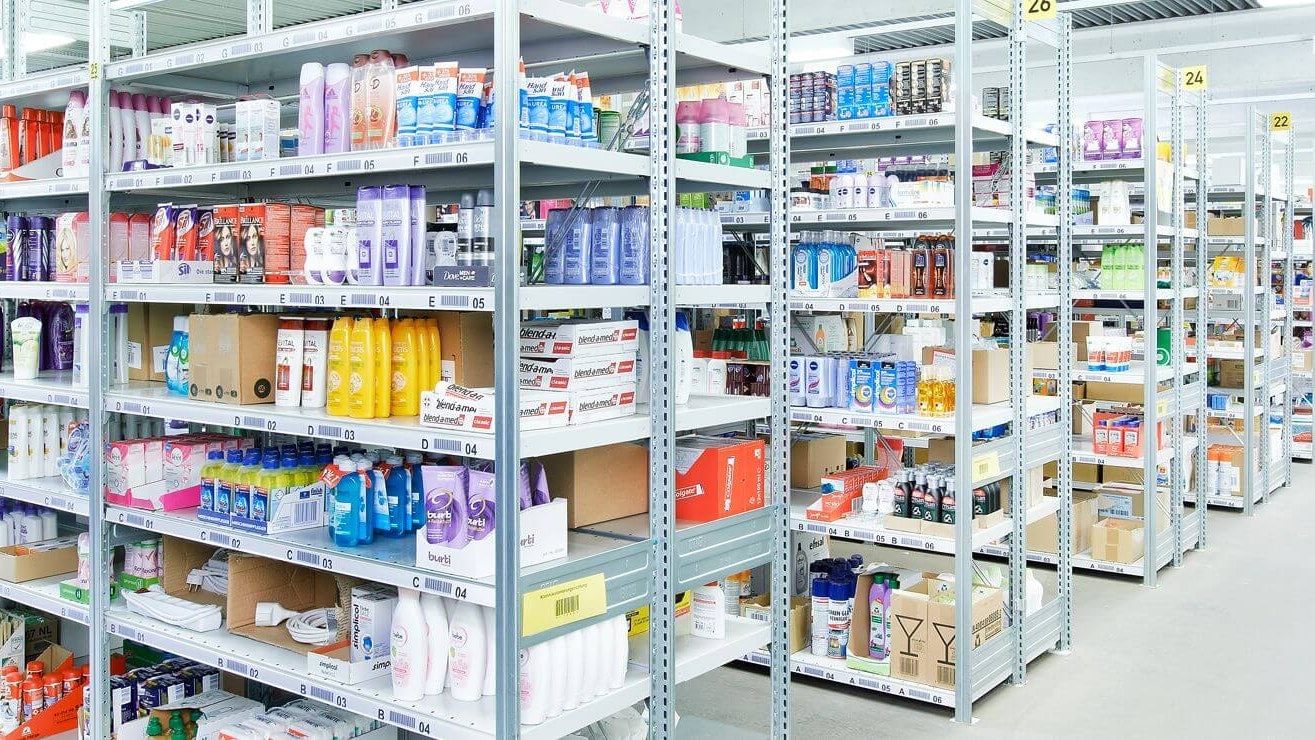 Estanterías sin tornillos BITO Fachbodenregallager