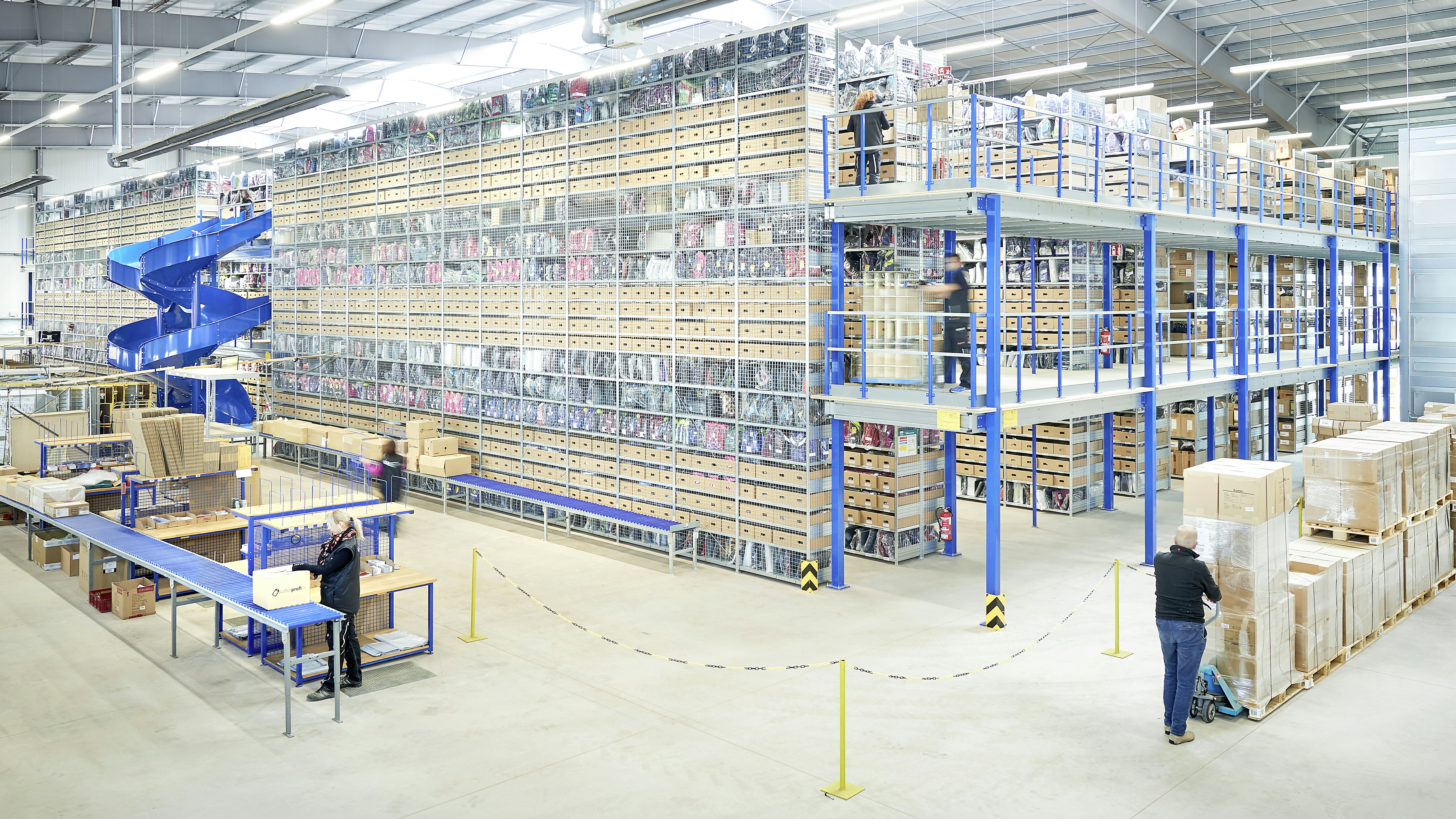 Stückgutlager, Mehrgeschoßanlage