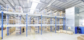 Stückgutlager, Mehrgeschoßanlage