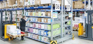 Stückgutdurchlaufregal