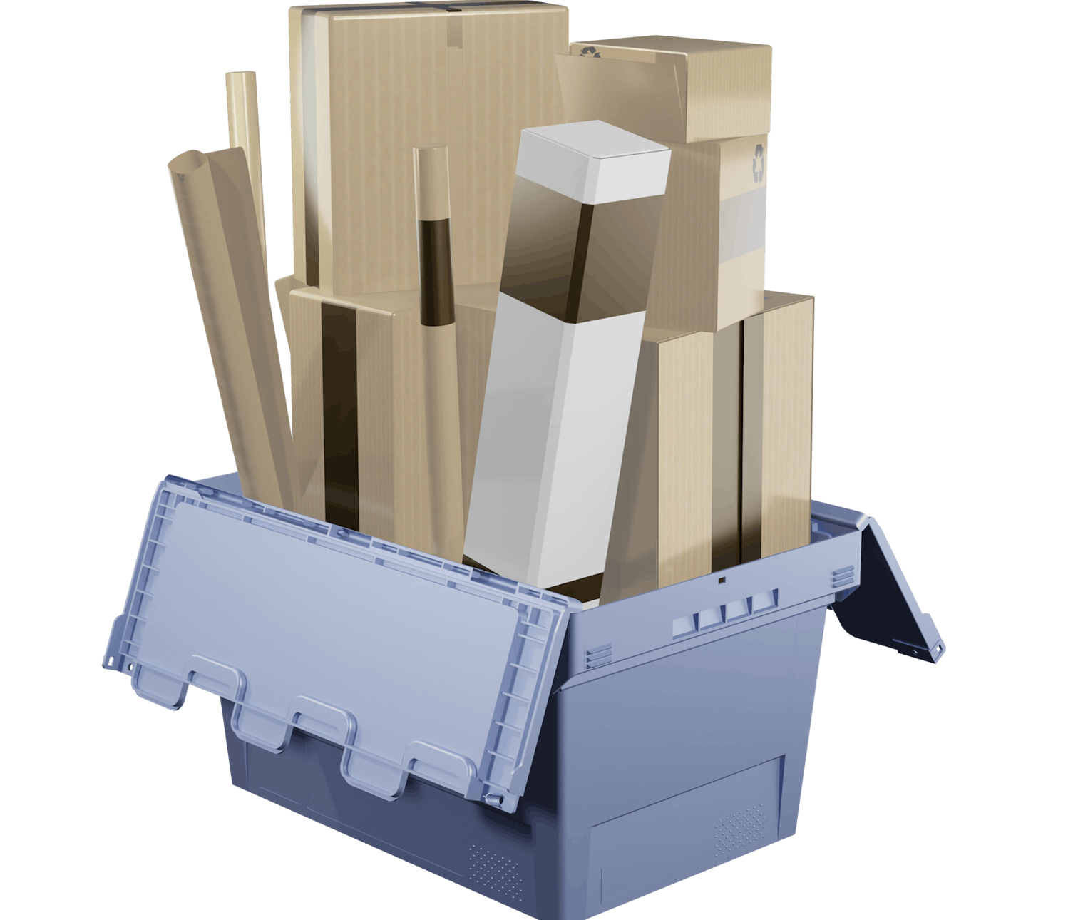 Ein BITO von BITO, gefüllt mit Päckchen.