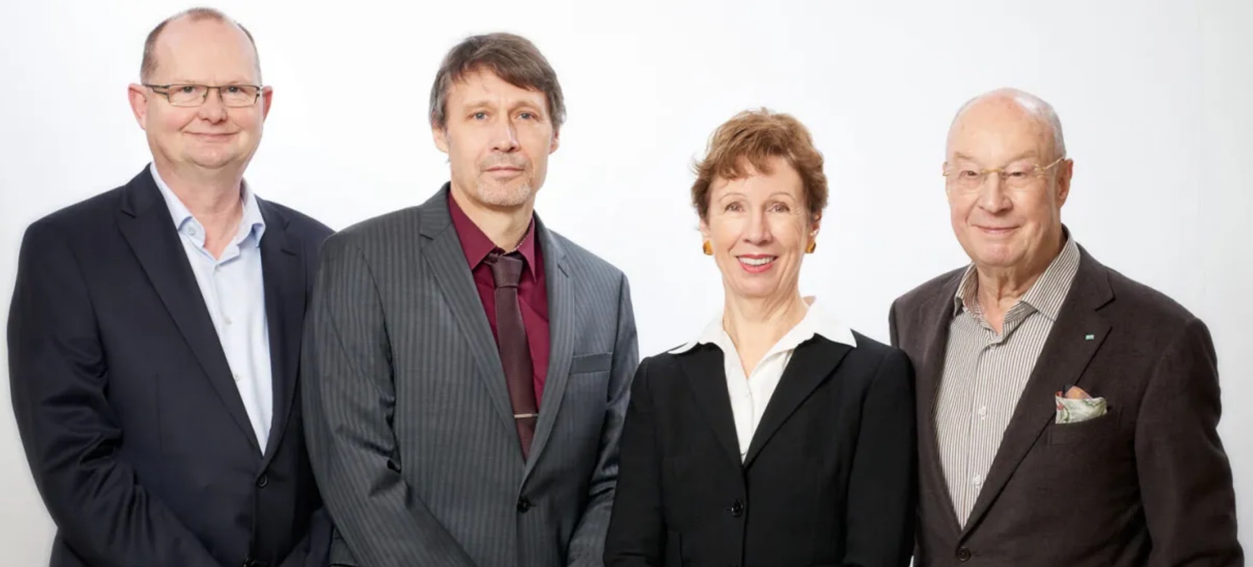 Sabine und Fritz August Bittmann. Und zwei weitere Personen. Bittmann Stiftung.