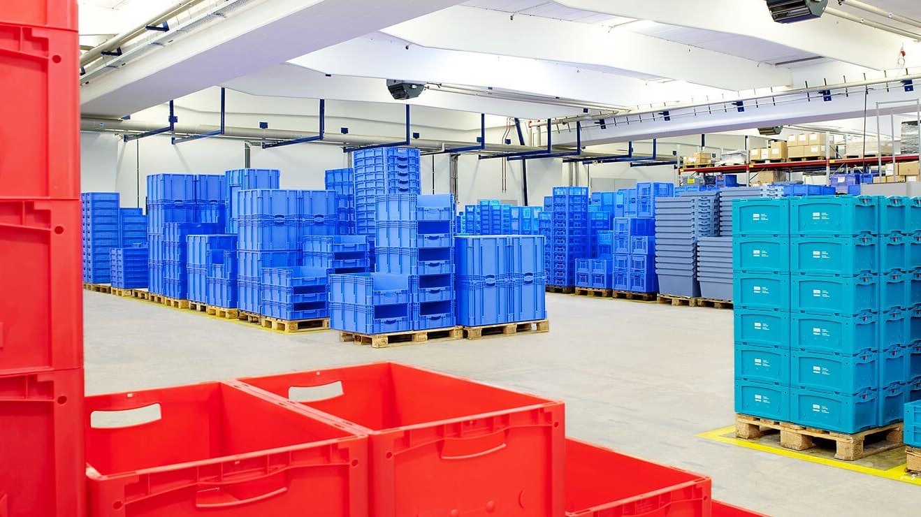 BITO Behälterlager in Lauterecken.