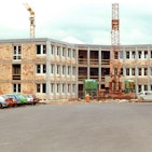 Bau des Verwaltungsgebäudes BITO Meisenheim im Jahr 1991